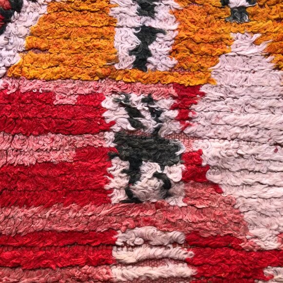 Vintage 1980s Berber Runner - Authentically handwoven treasure -Wool carpet rug - Picture 4 of 5